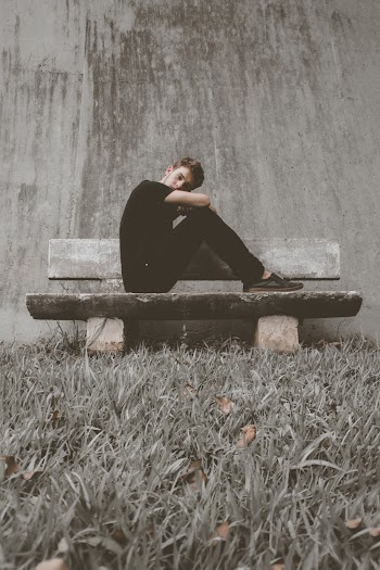 Man sitting on Bench