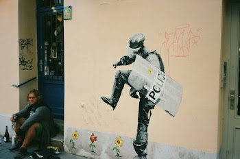 Man Sitting on steps