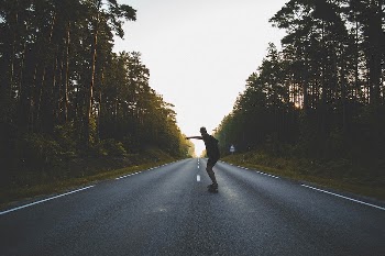 Man skateboarding on asphalt next | Free Photo - rawpixel