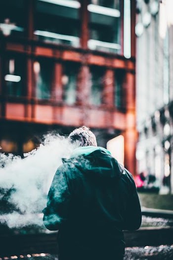 man smoking