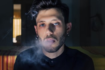 Man Smoking Cigarette