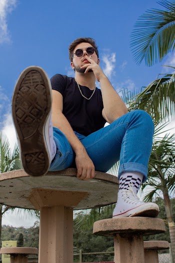 Man Smoking Cigarette