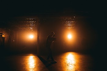 Man Standing Indoors