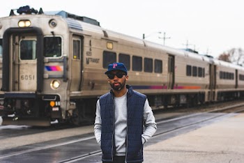 Man Standing Near Train