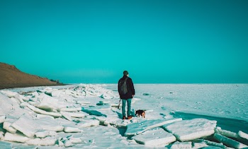 Man Standing On Ice