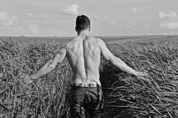 Man Stranding on Field