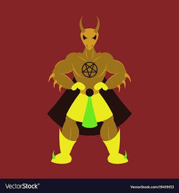 Man superhero superhero standing icon in flat vector image
