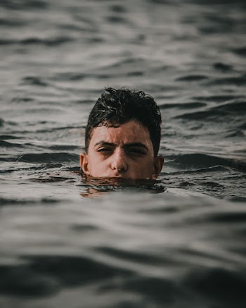 Man Swimming