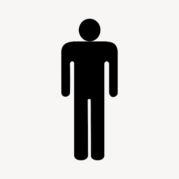 Man symbol collage element illustration | Free Vector - rawpixel