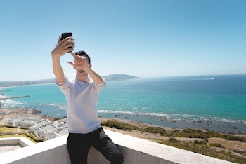 Man Taking A Selfie