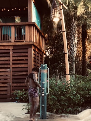 Man Taking A Shower