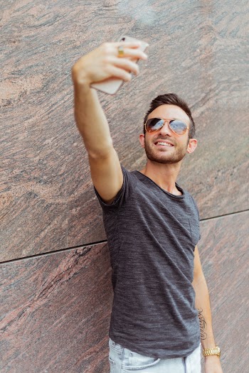 Man Taking Selfie