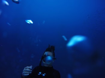 Man Underwater