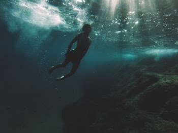 Man Underwater