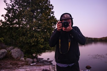 Man Using Camera 