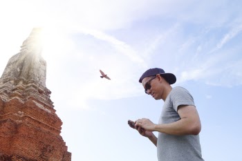 Man Using Phone