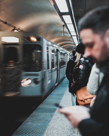 Man Using Smartphone