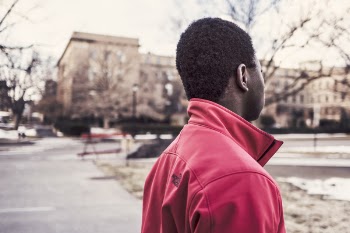 Man Waiting Near Campus Free Photo 