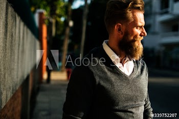 Man walking in the city