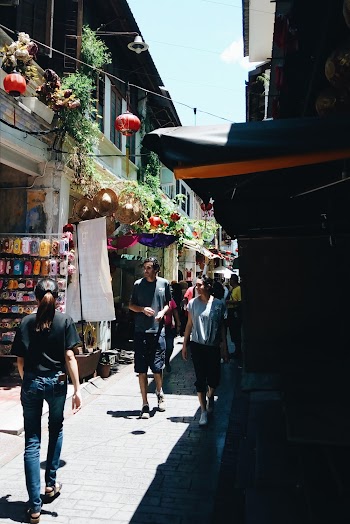Man Walking on Pathway