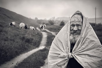 Man Walking on Road