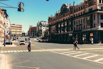 Man Walking On Street