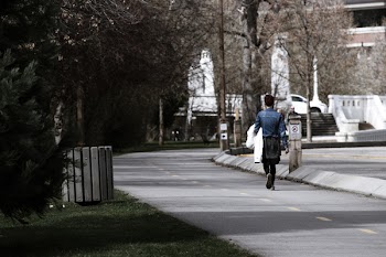 Man Walking on the Street