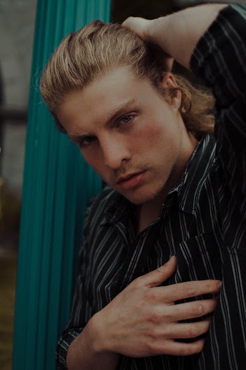 Man Wear Black and Gray Striped Dress Shirt
