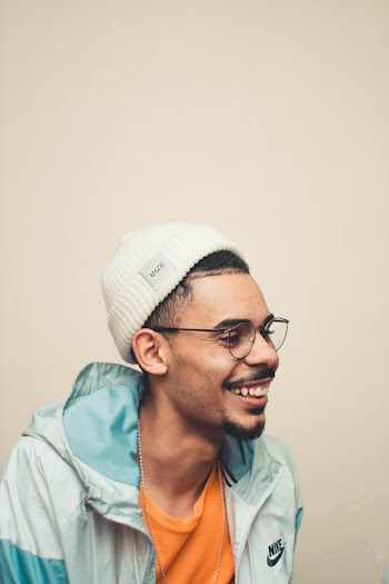 Man Wearing a Beanie
