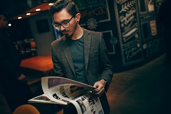 Man Wearing A Blazer