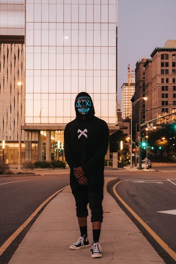 Man Wearing A Mask