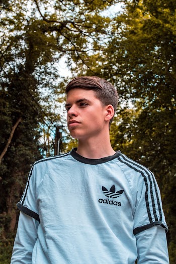 Man Wearing Adidas Sweater