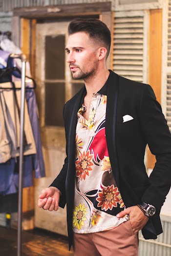 Man Wearing Black Coat