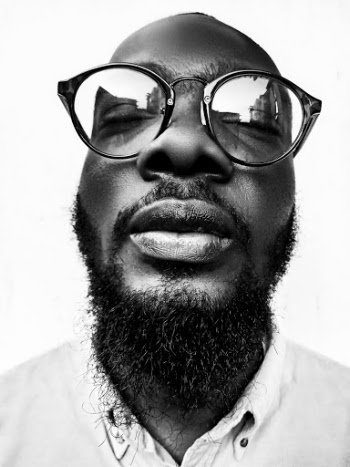 Man Wearing Black Framed Eyeglasses