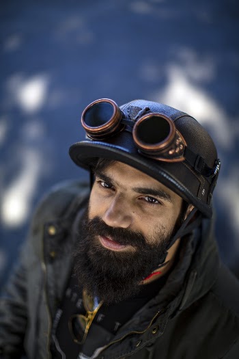 Man Wearing Black Hat