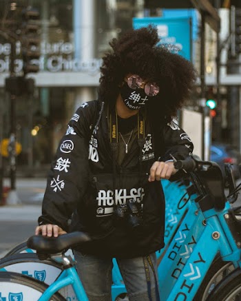 Man Wearing Black Jacket