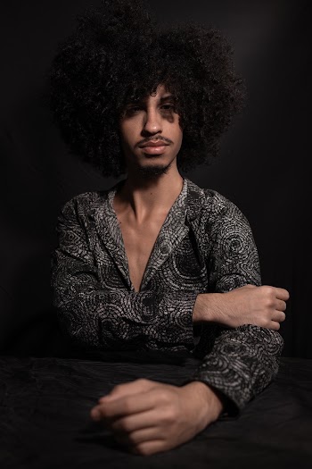 Man Wearing Black Long Sleeves