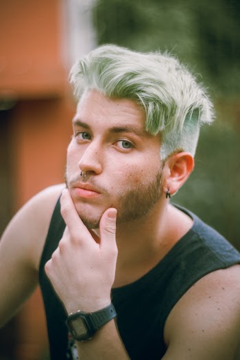 Man Wearing Black Tank Top