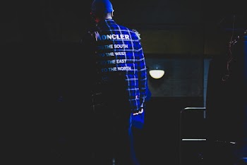 Man Wearing Blue Dress Shirt