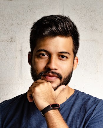 Man Wearing Blue Shirt