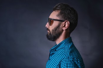 Man Wearing Checkered Shirt