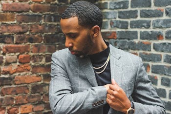 Man Wearing Grey Suit Jacket