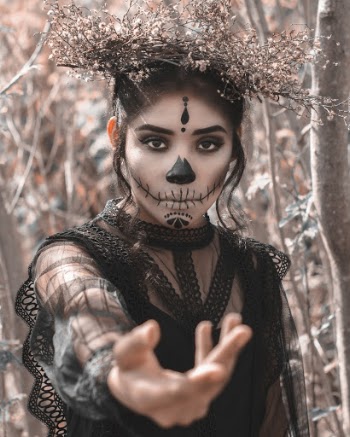 Man Wearing Halloween Costume