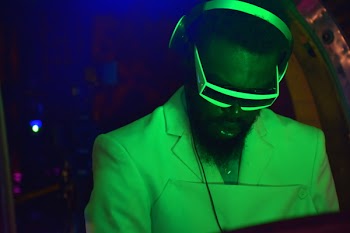 Man Wearing Headphones