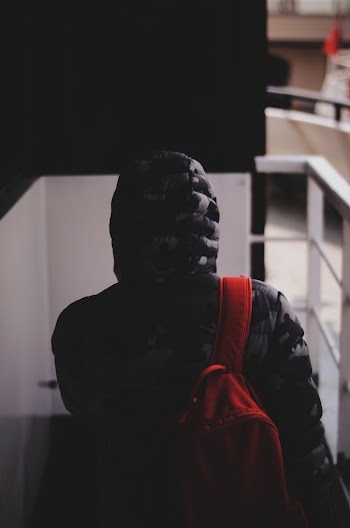 Man Wearing Hoodie