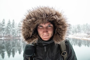 Man Wearing Parka