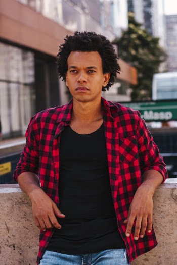 Man Wearing Red And Black Checkered Dress Shirt 
