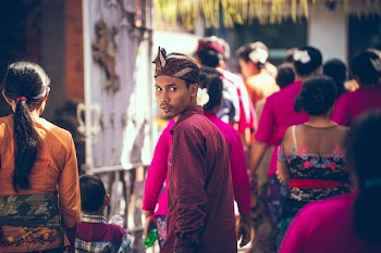 Man Wearing Red Shirt
