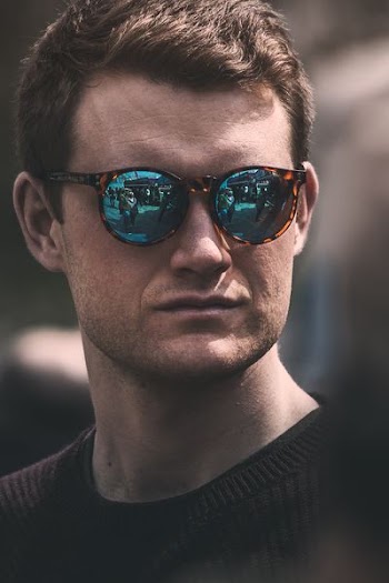 man wearing sunglasses