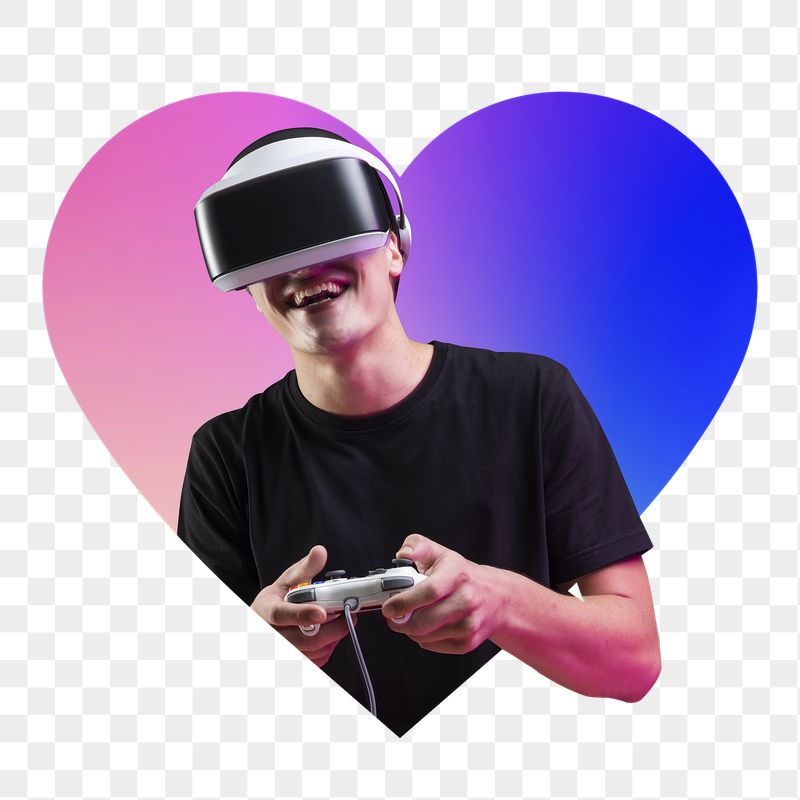 Man wearing vr glass, metaverse | Free PNG - rawpixel